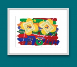 Depford I Print by Albert Irvin