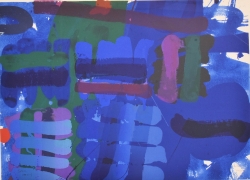 Greenwich II (framed) Print by Albert Irvin