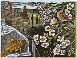 Blossomise Print by Angela Harding