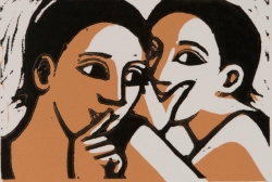 Wispering Print by Anita Klein