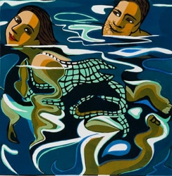 In the Lake Print by Anita Klein