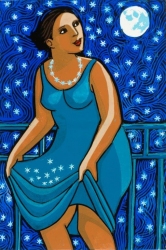 Collecting Stars Print by Anita Klein