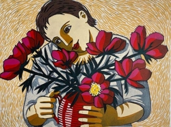 Peonies Print by Anita Klein