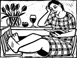 The Kitchen Table Print by Anita Klein