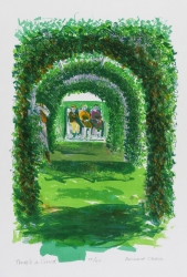 Three's a crowd Print by Bernard Cheese