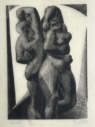 Negroid or Black Bottom (dance) Print by Blair Hughes-Stanton