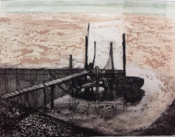 Private Jetty Print by Charles Bartlett