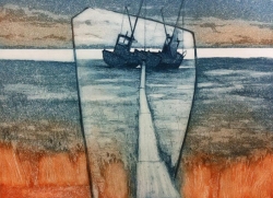 Sister Ships Print by Charles Bartlett