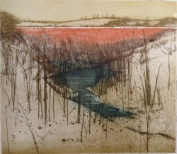 River Valley Print by Charles Bartlett