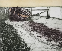 Fred's Boat Print by Charles Bartlett