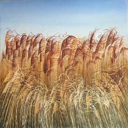 Reeds Painting by Chris Wenlock