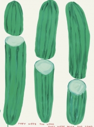 They were too long Print by David Shrigley