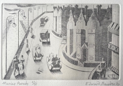 Marine Parade Print by Edward Bawden