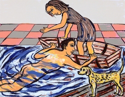 Mooring Print by Eileen Cooper