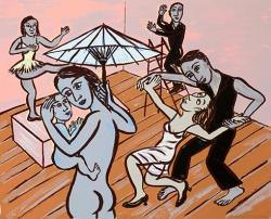 Shall We Dance Print by Eileen Cooper