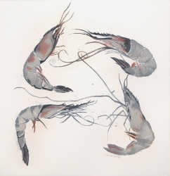 Langoustine Print by Elizabeth Blackadder