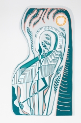 Crane Print by Flora Forshall