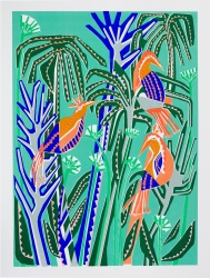Birds in a Jungle Print by Flora Forshall
