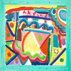 Blueberry Hill Print by Gillian Ayres