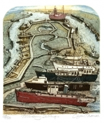 Tollesbury Saltings Print by Glynn Thomas