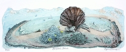 Britten's Beach Print by Glynn Thomas