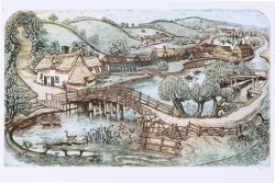 Flatford Bridge Print by Glynn Thomas