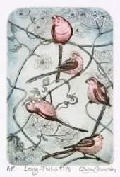 Long-Tailed Tits Print by Glynn Thomas