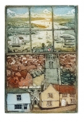 St. Mary's Woodbridge Print by Glynn Thomas