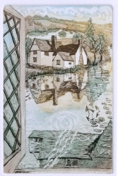 Willy Lott's Cottage Print by Glynn Thomas