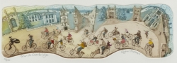 Tour de Cambridge Print by Glynn Thomas
