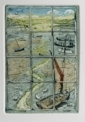 Tide Mill Window Print by Glynn Thomas