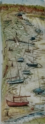 Blakeney Moorings Print by Glynn Thomas