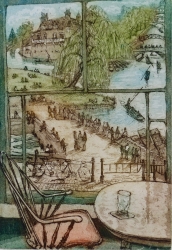 At the Mill Print by Glynn Thomas