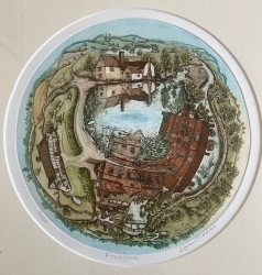 Flatford Print by Glynn Thomas