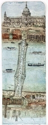 Millenium Bridge Print by Glynn Thomas