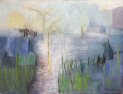 Backwater Painting by Humphrey Spender