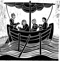 Rowing Print by James Dodds