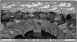 One Hundred Years of Rowhedge Waterfront Print by James Dodds