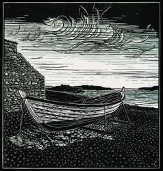 Overhaul, Shetland Foureen Print by James Dodds