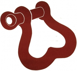 Heart Shaped Shackle Print by James Dodds