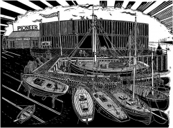 Brightlingsea Smack Dock Print by James Dodds