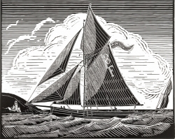 Falmouth Pilot Cutter, Pellew Print by James Dodds