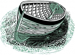 Clinker Boat Print by James Dodds