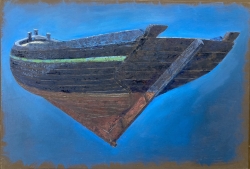 Stern of the Galway hooker, Heart of Claddagh Painting by James Dodds