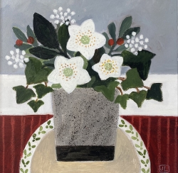 Winter Posy Painting by Jill Leman