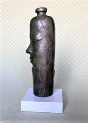 Gin Bottle Sculpture by John Doubleday