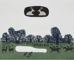 Richmond Park Print by Julian Trevelyan