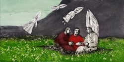 On the South Coast Print by Karolina Larusdottir