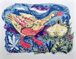 Goose Print by Mark Hearld