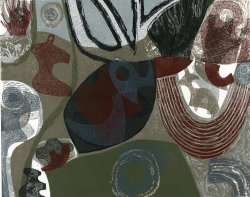 Land Rythms Print by Melvyn Evans